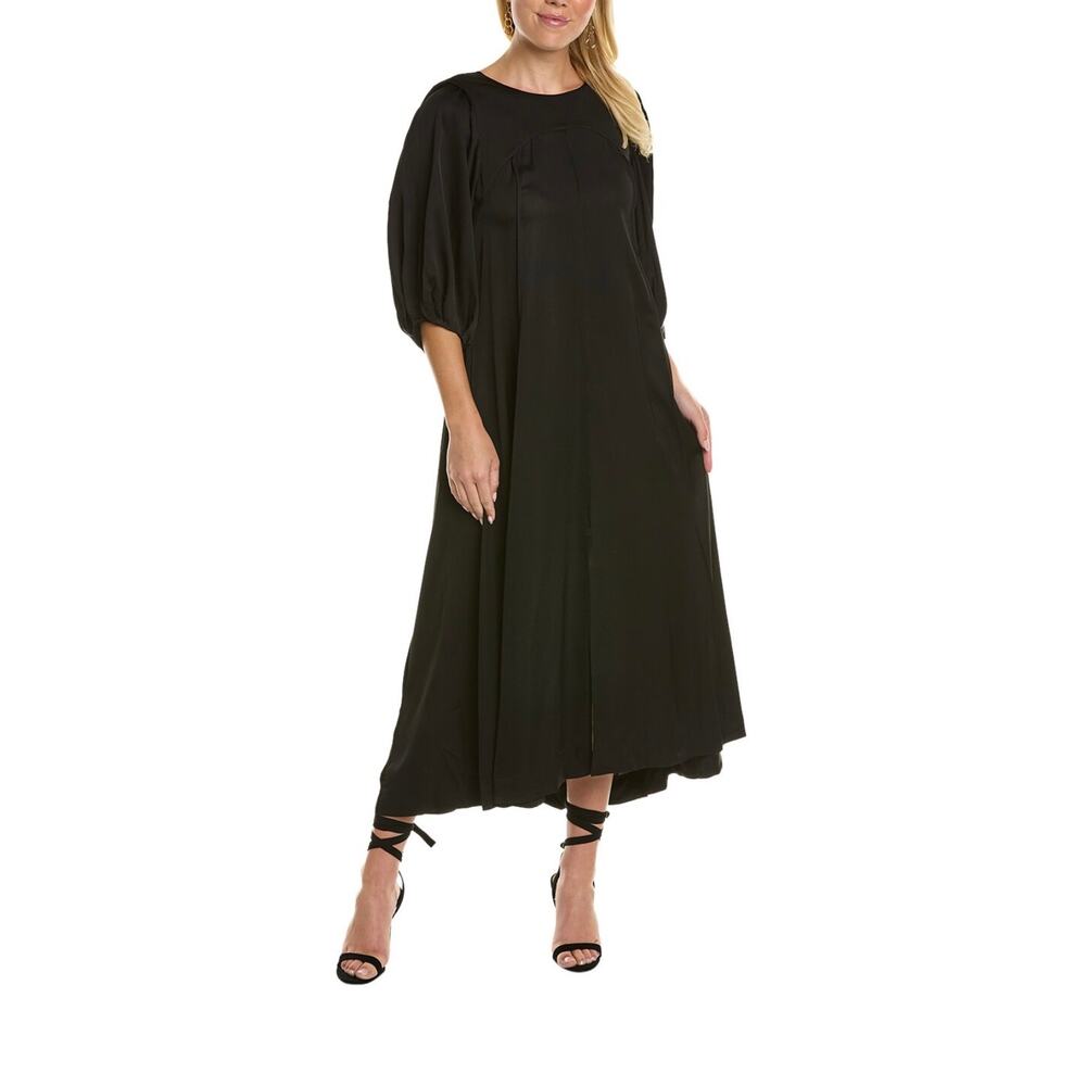 Rebecca Taylor sateen open back dress